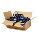 Partij halsters schuifgesp donkerblauw keuze uit maat Pony, Cob of Full  (10 stuks)