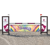 Hindernisdoek Unicorn Rainbow