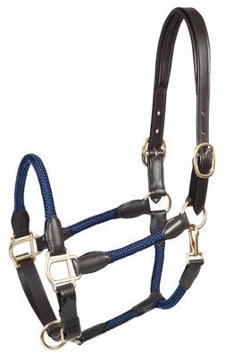Pfiff Lina halster leer donkerblauw