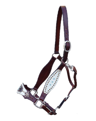 Western style halster leer 'Cooper' full